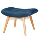 Polsterhocker Vaia | Blau