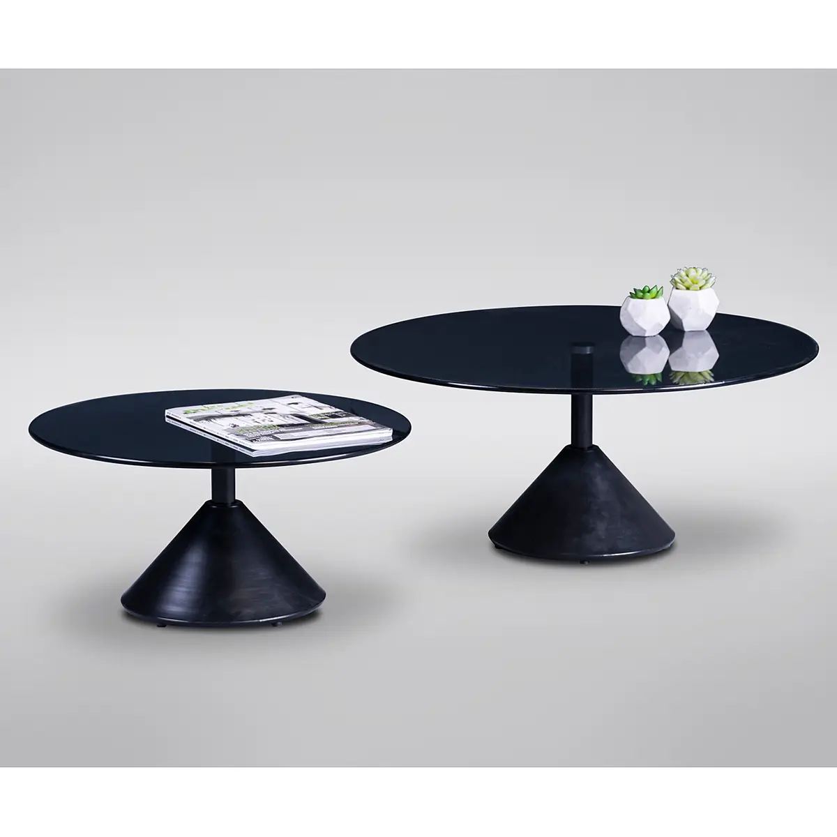 Couchtisch United Kingdom 80cm Schwarz | Schwarz