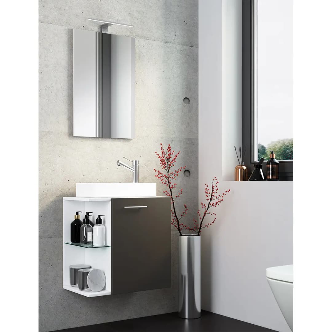 Badezimmerset Hausa I 2-teilig | Weiß