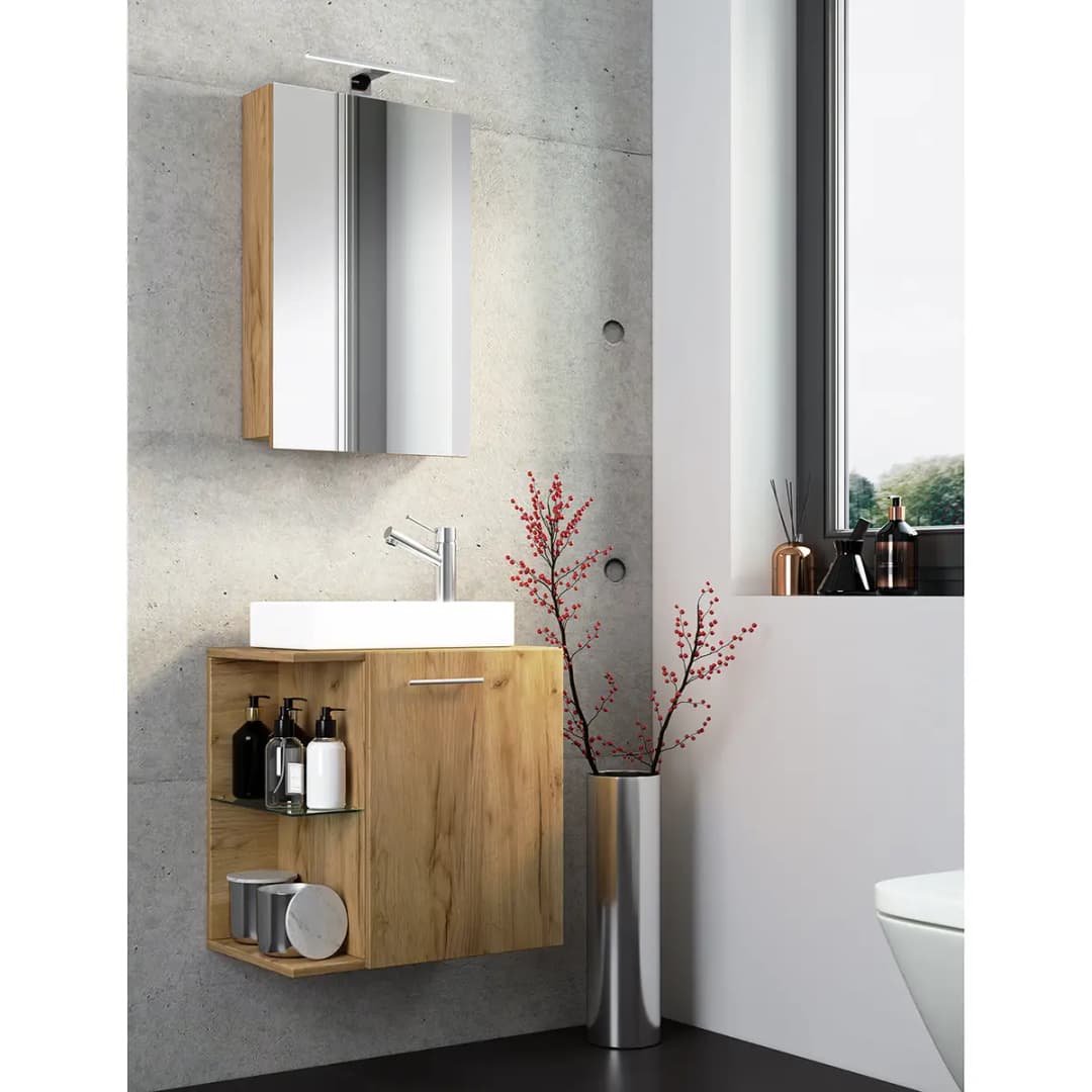 Badezimmerset Hausa II | Braun