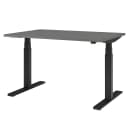 Verstellbarer Schreibtisch eModel 2.0 120cm Grau/Schiefer