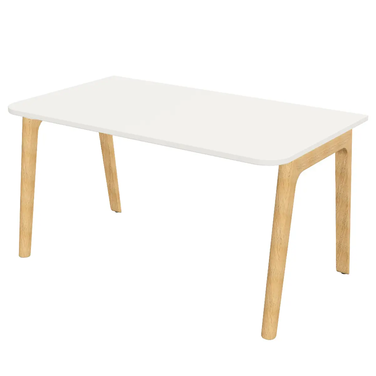 Schreibtisch LEVITATE 160cm Weiß/Grau/Weiß | Weiß