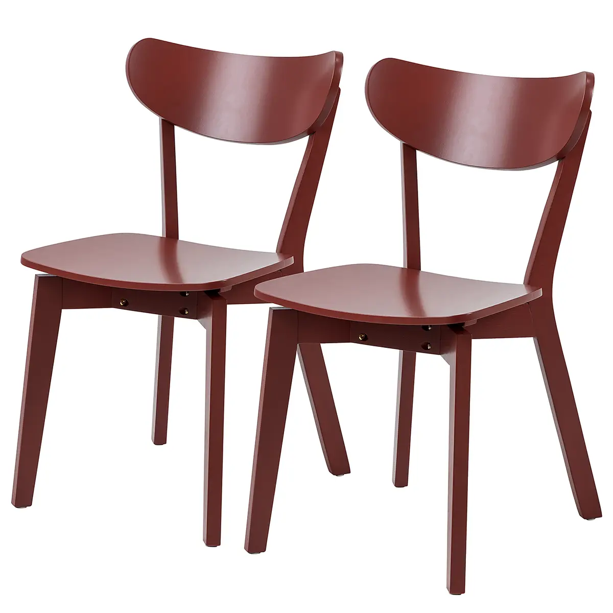 Esszimmerstuhl 2er-Set | Braun