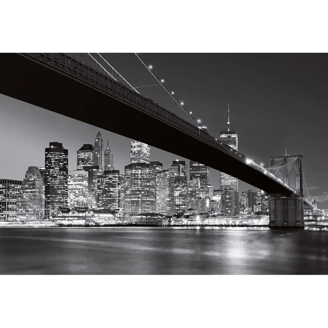 Fototapete Brooklyn Bridge 3cm | Grau