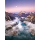 Fototapete Over the Mountains | Mehrfarbig