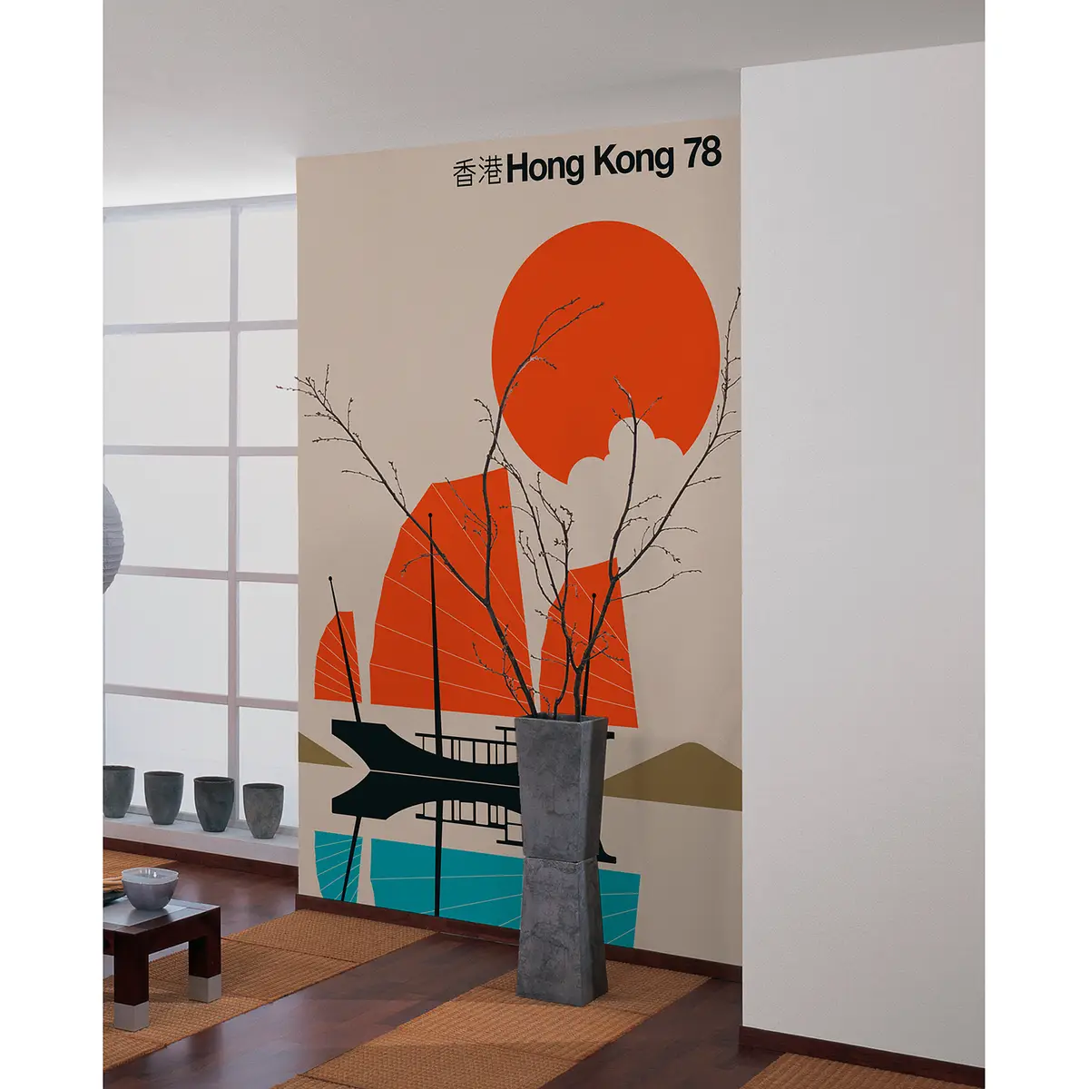 Fototapete Hong Kong | Mehrfarbig