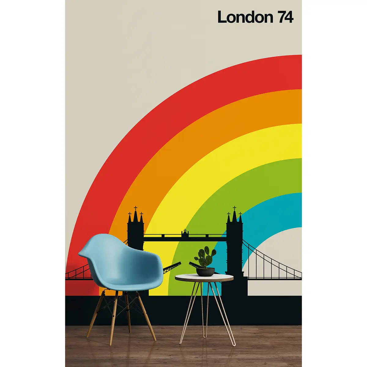 Fototapete London Vlies Premium | Mehrfarbig