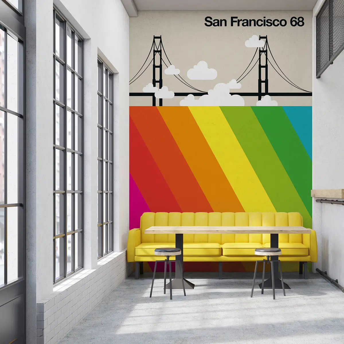 Fototapete San Francisco | Mehrfarbig