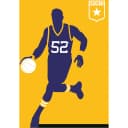 Fototapete Basketball | Gelb