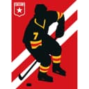 Fototapete IceHockey Vlies Premium | Rot