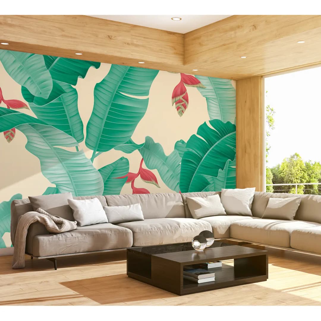 Fototapete Heliconia I Vlies Premium | Mehrfarbig