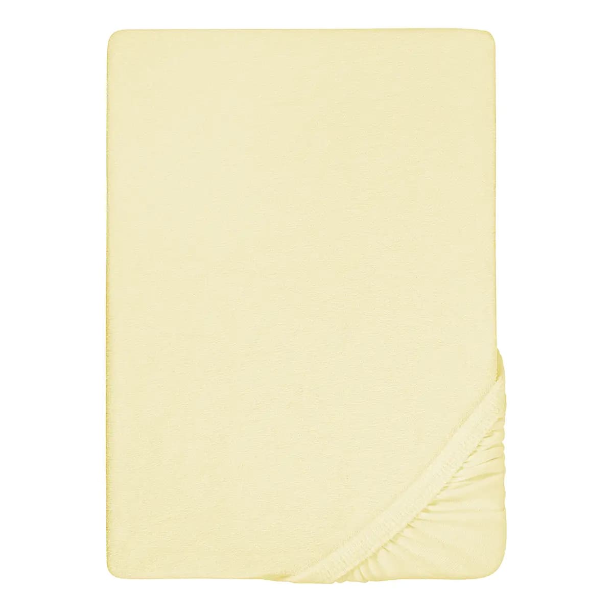 Frottee-Stretch-Spannbettlaken 0012344 | Gelb