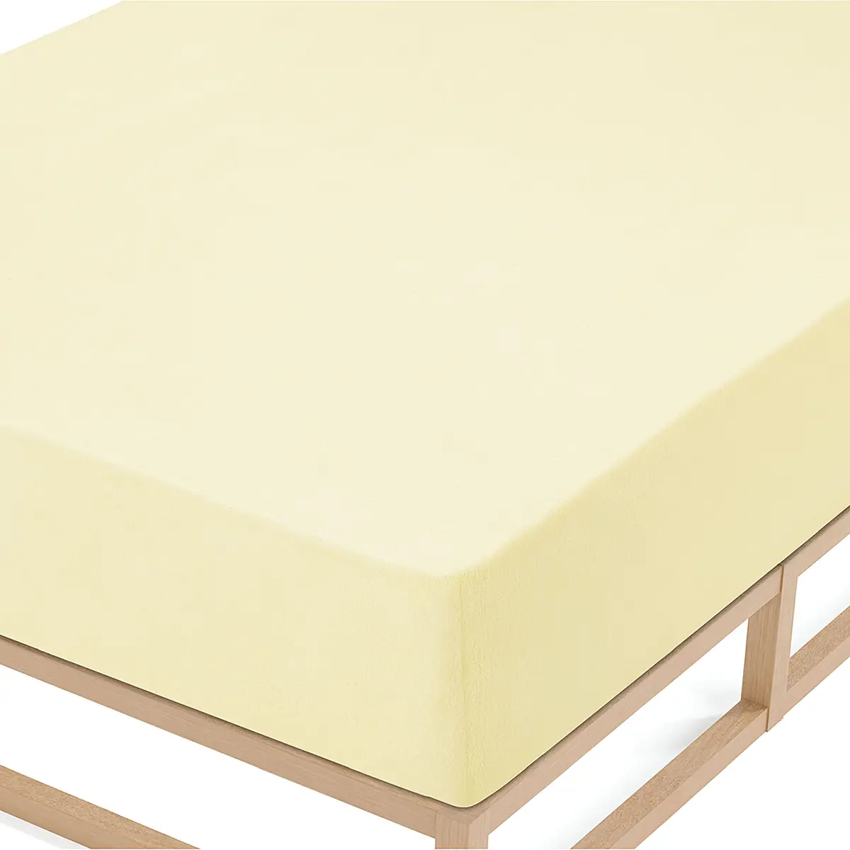 Frottee-Stretch-Spannbettlaken 0012344 | Gelb
