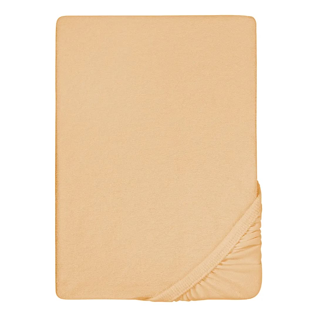 Frottee-Stretch-Spannbettlaken 0012344 | Gold