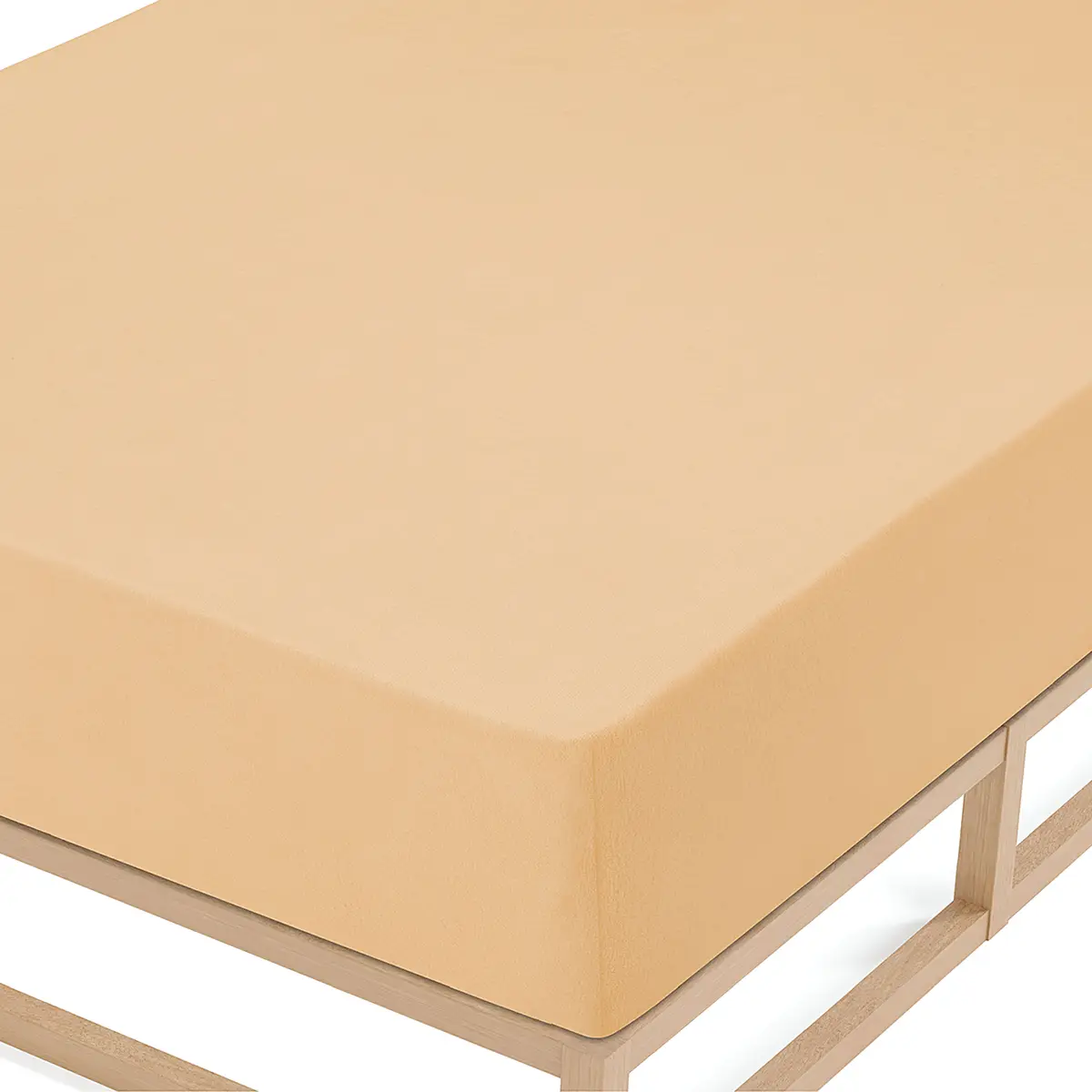 Frottee-Stretch-Spannbettlaken 0012344 | Gold