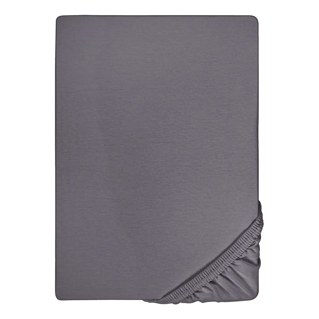 Feinjersey Spannbettuch 0077144 | Silber