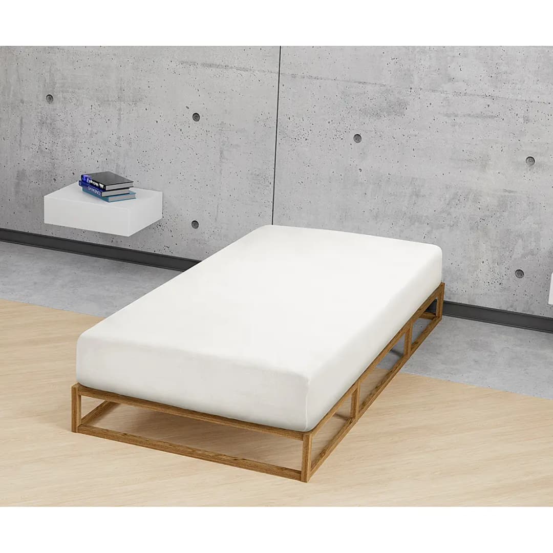 Frottee-Stretch-Spannbettlaken | Grau