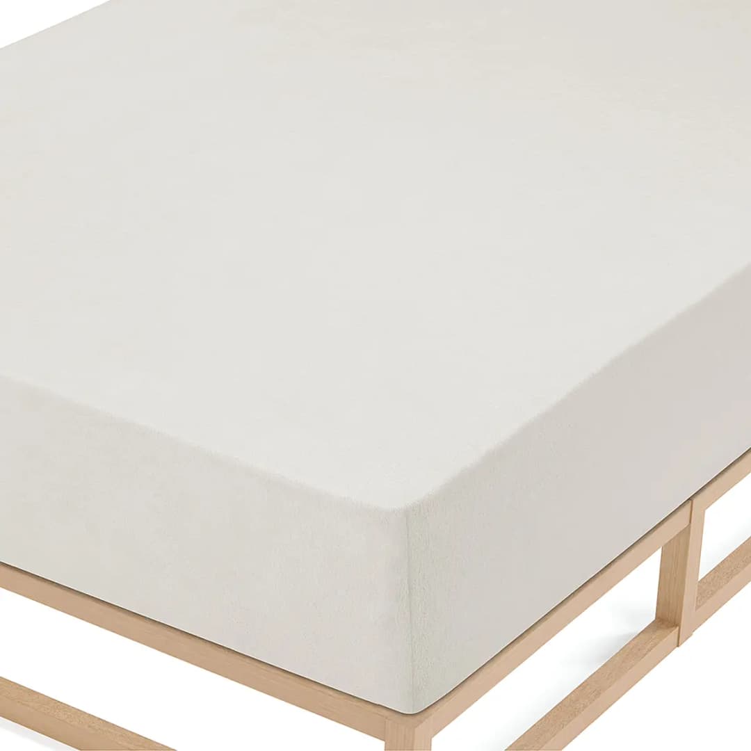 Frottee-Stretch-Spannbettlaken | Grau