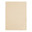Feinbiber Spannbetttuch | Beige