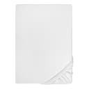 Jersey-Elastic-Spannbetttuch 0077866 | Weiß