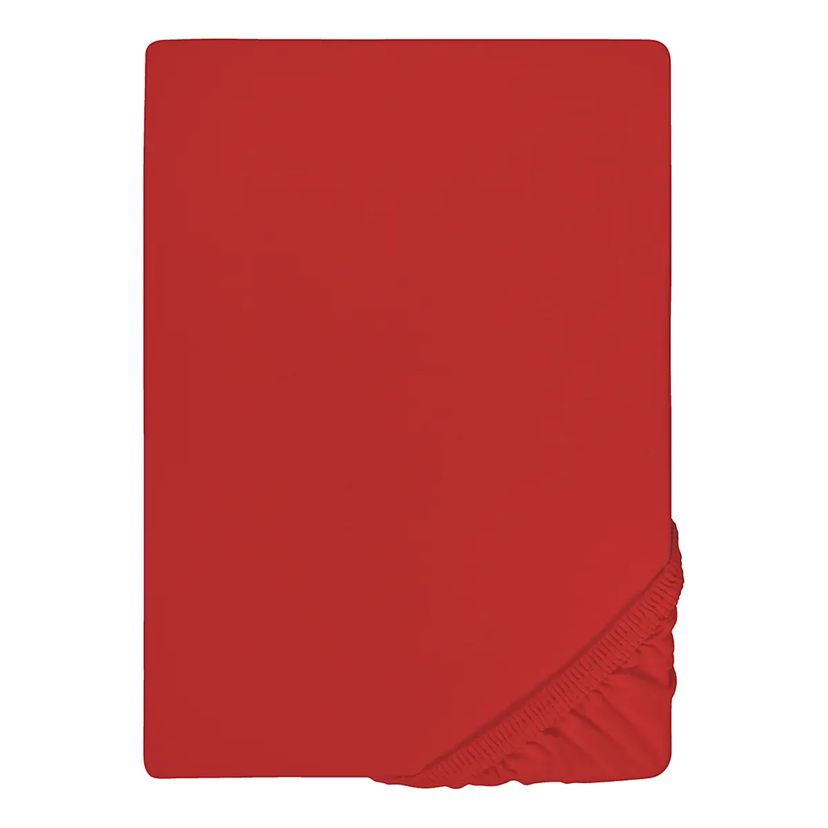 Jersey-Elastic-Spannbetttuch 0077866 | Rot