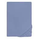 Jersey-Elastic-Spannbetttuch | Blau