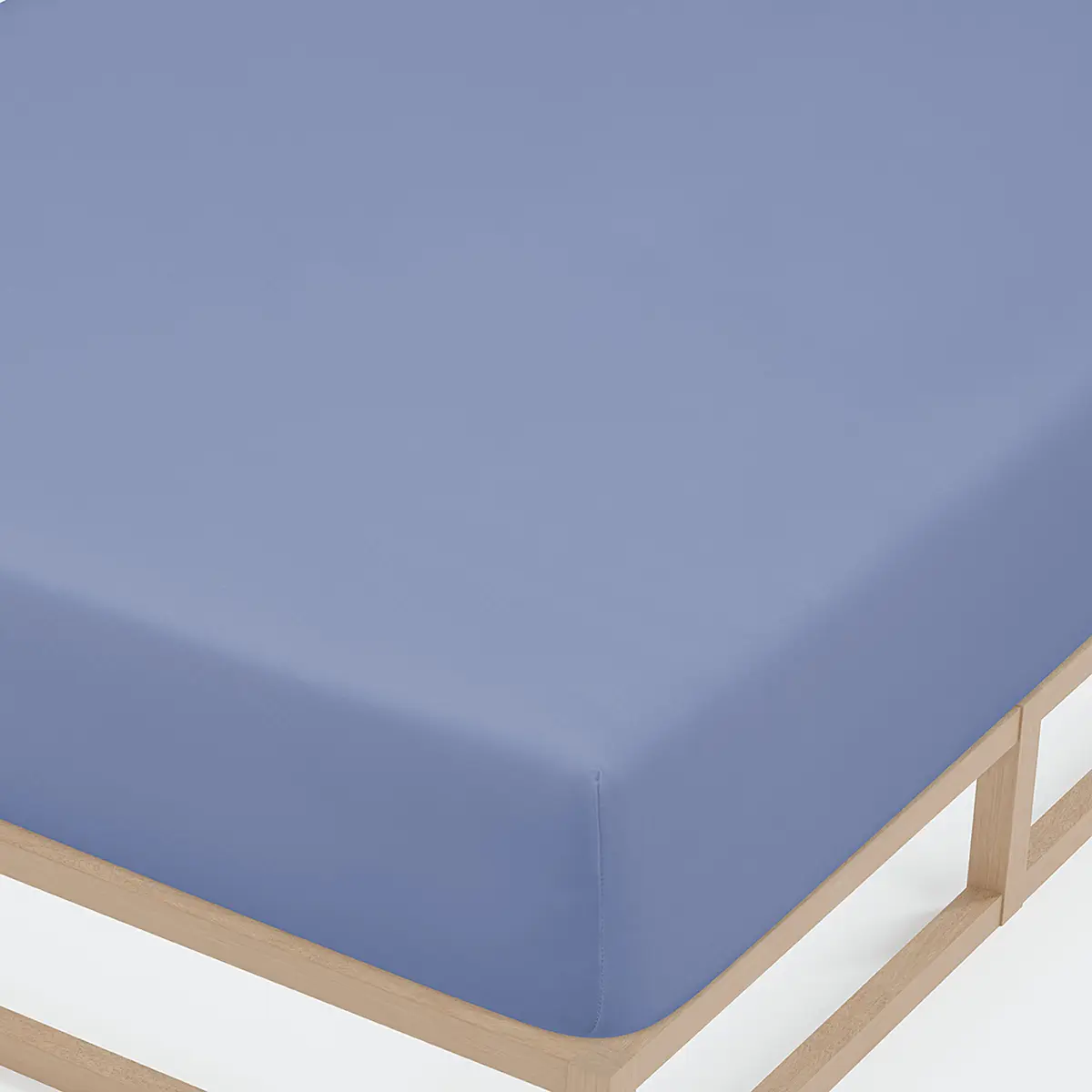 Jersey-Elastic-Spannbetttuch | Blau