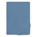Jersey-Elastic-Spannbetttuch 0077866 | Blau