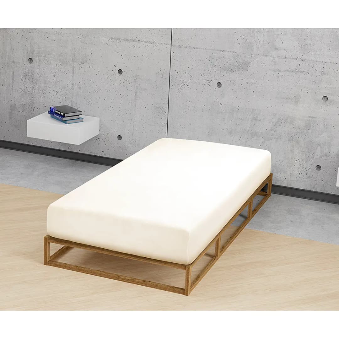 Jersey-Elastic-Spannbetttuch 0077866 | Beige