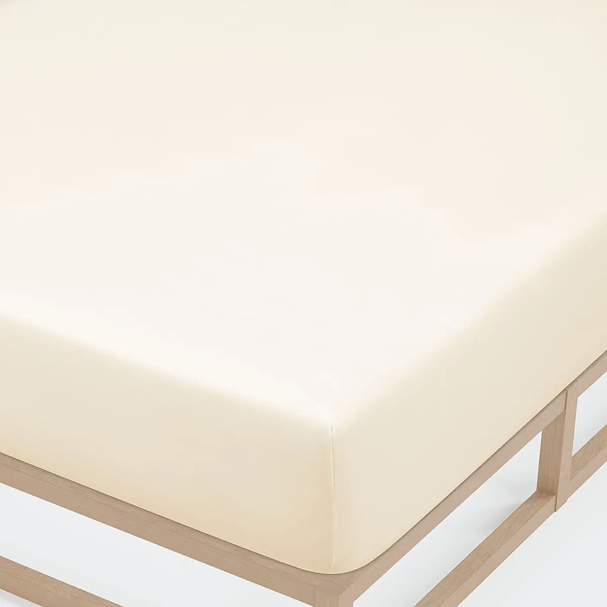 Jersey-Elastic-Spannbetttuch 0077866 | Beige