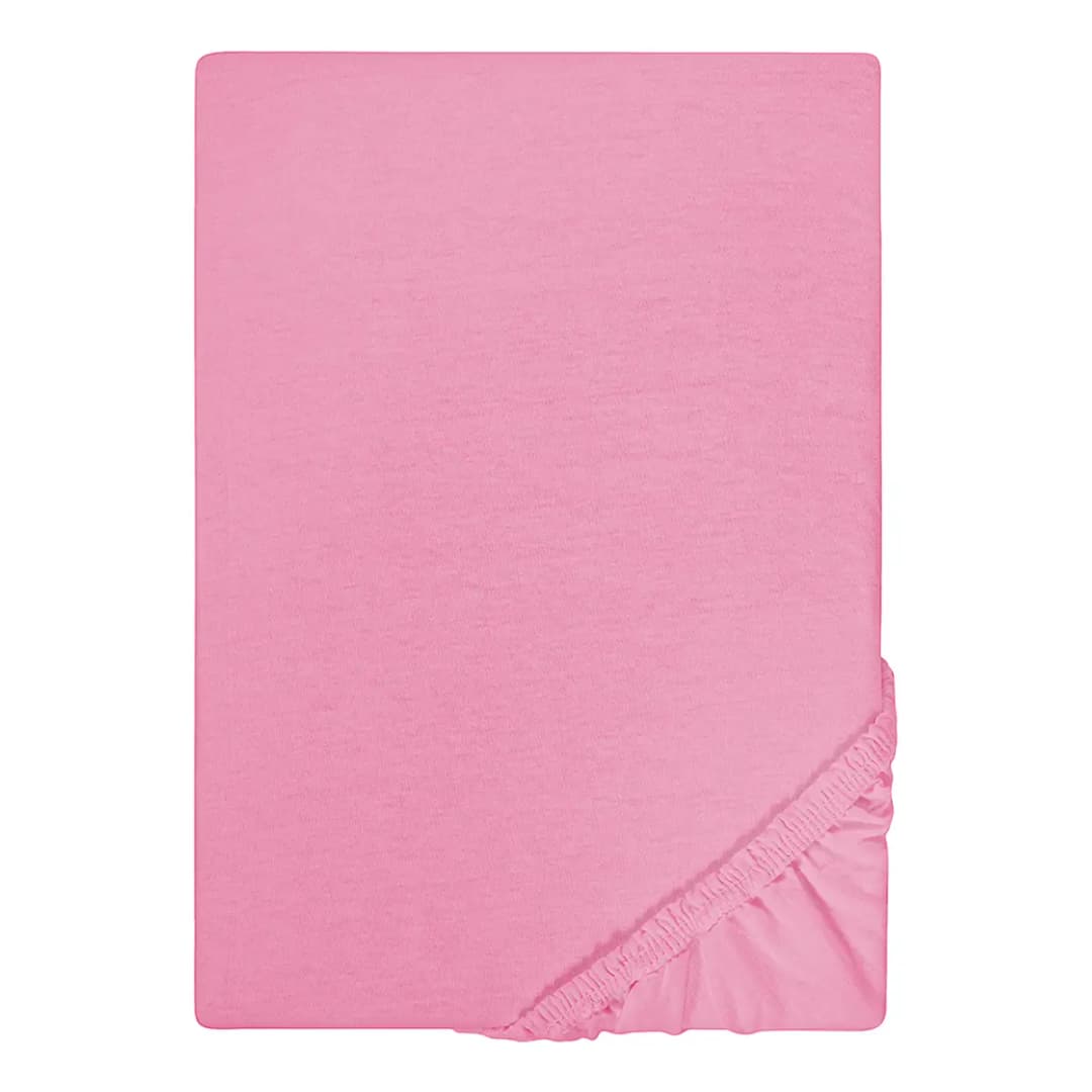 Jersey Spannbettuch 0077155 | Pink