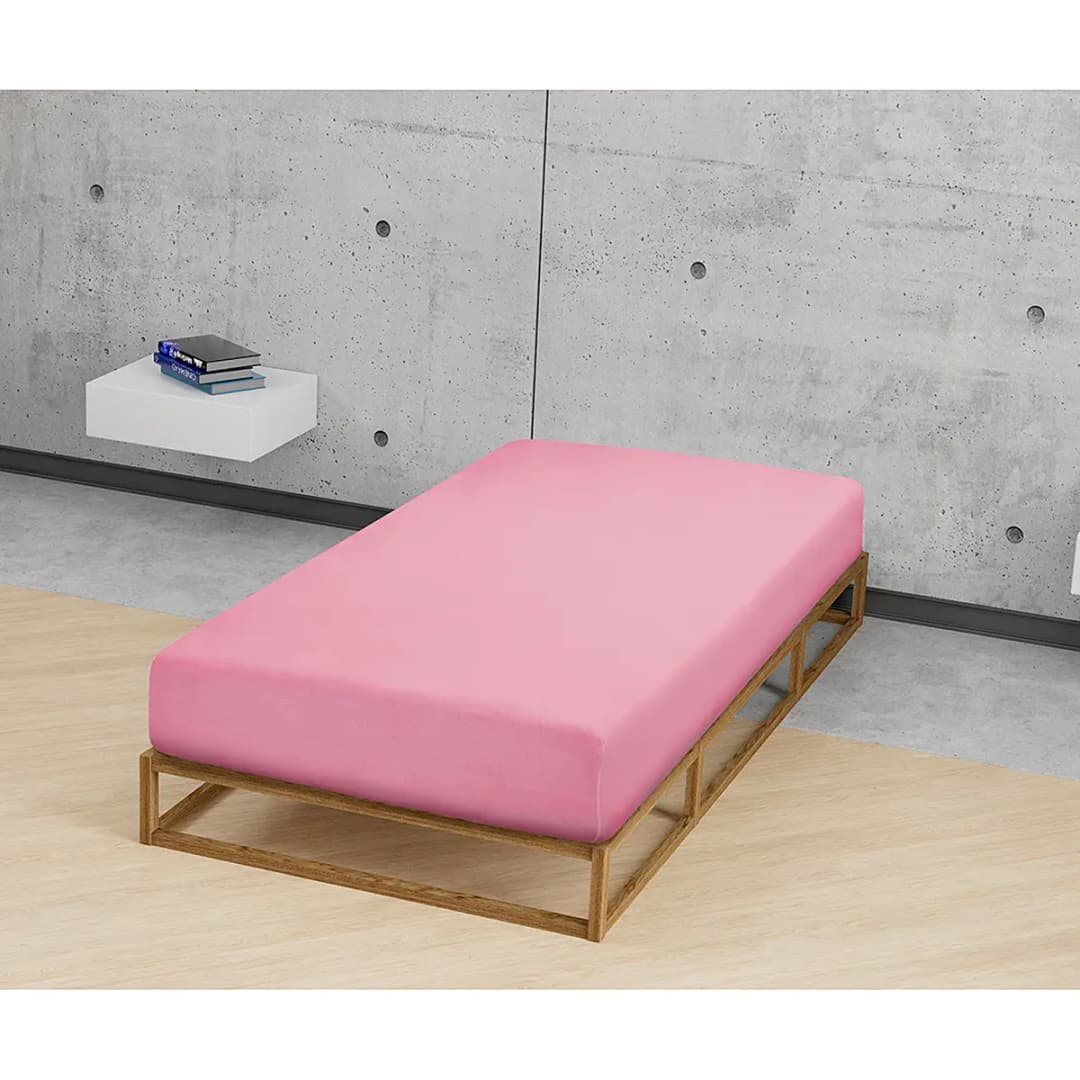 Jersey Spannbettuch 0077155 | Pink