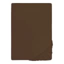 Jersey-Elastic-Spannbetttuch 0077866 | Braun