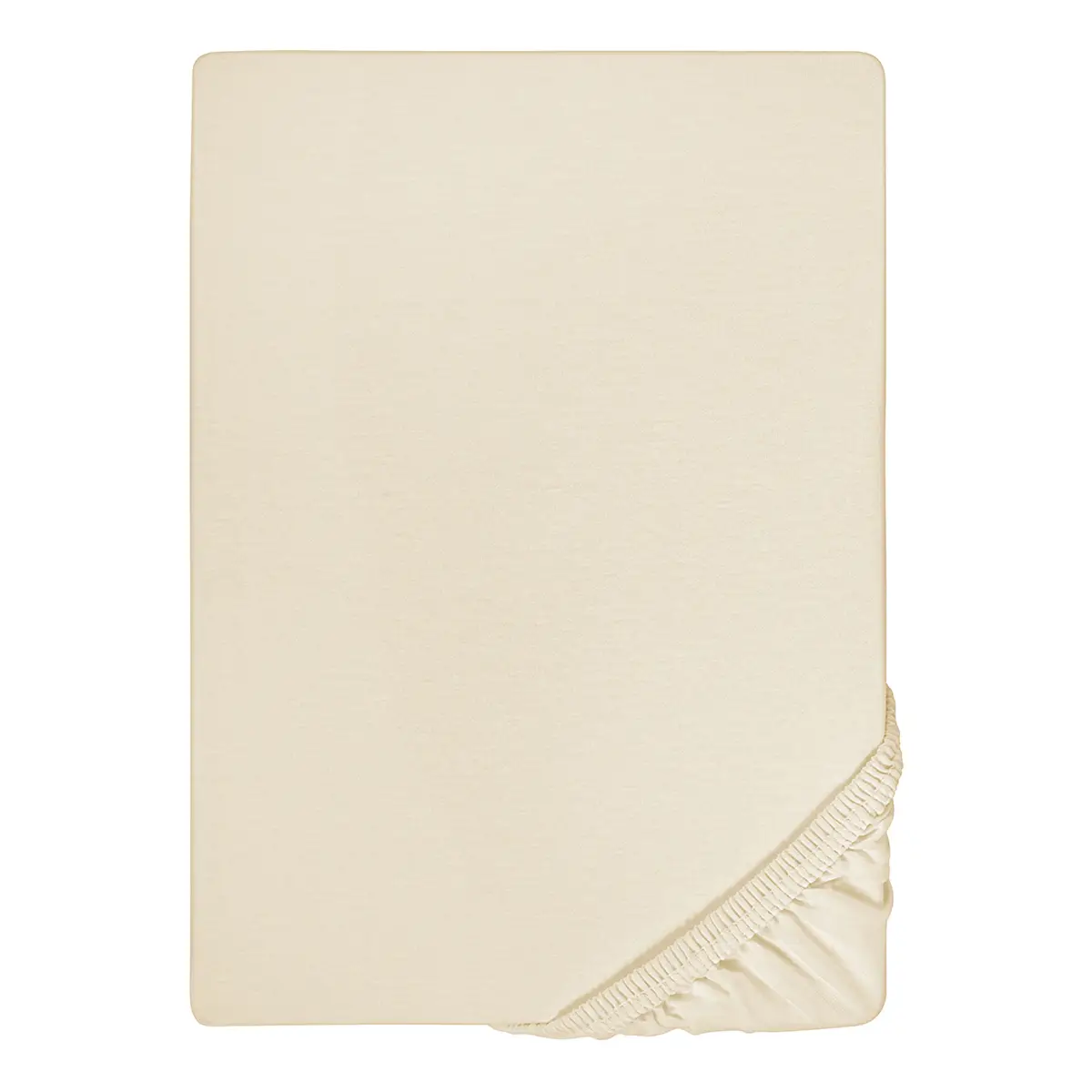 Jersey-Elastic-Spannbetttuch 0077866 | Beige