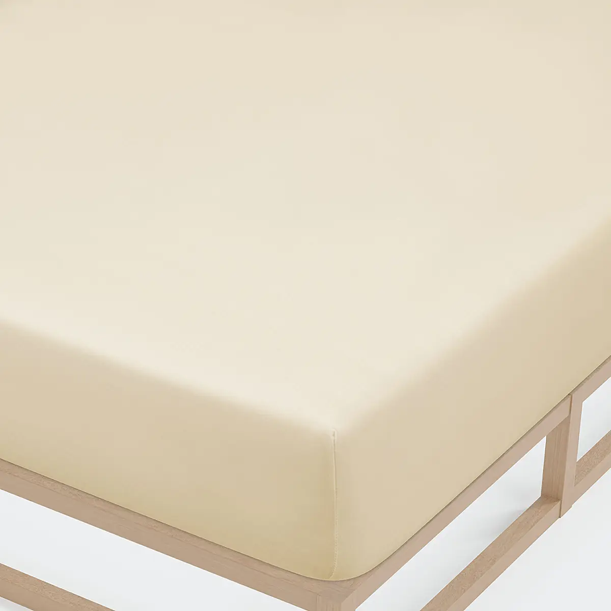 Jersey-Elastic-Spannbetttuch 0077866 | Beige
