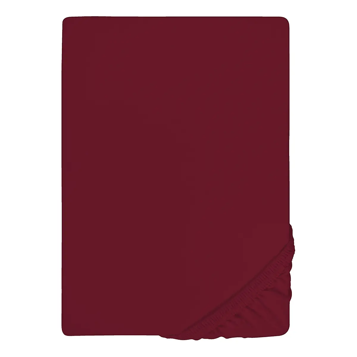 Jersey-Elastic-Spannbetttuch | Rot