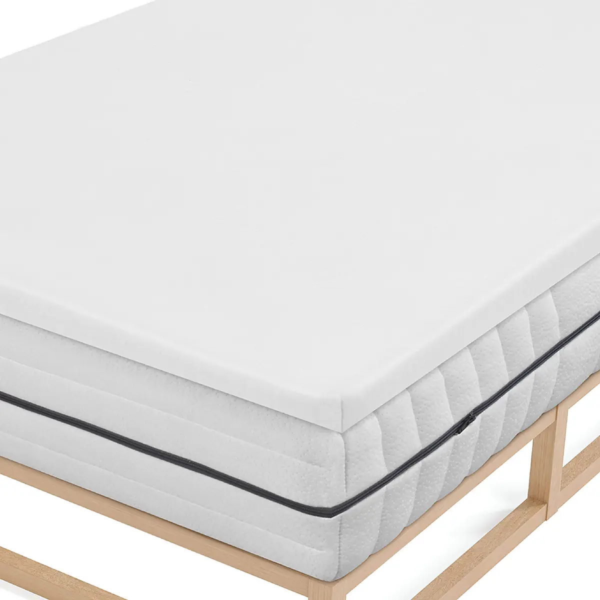 Topper-Spannbetttuch 0077641 | Weiß