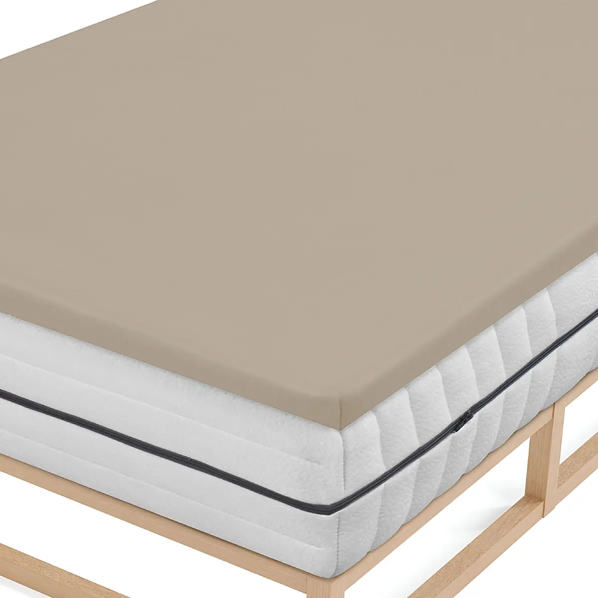 Topper-Spannbetttuch 0077641 | Beige