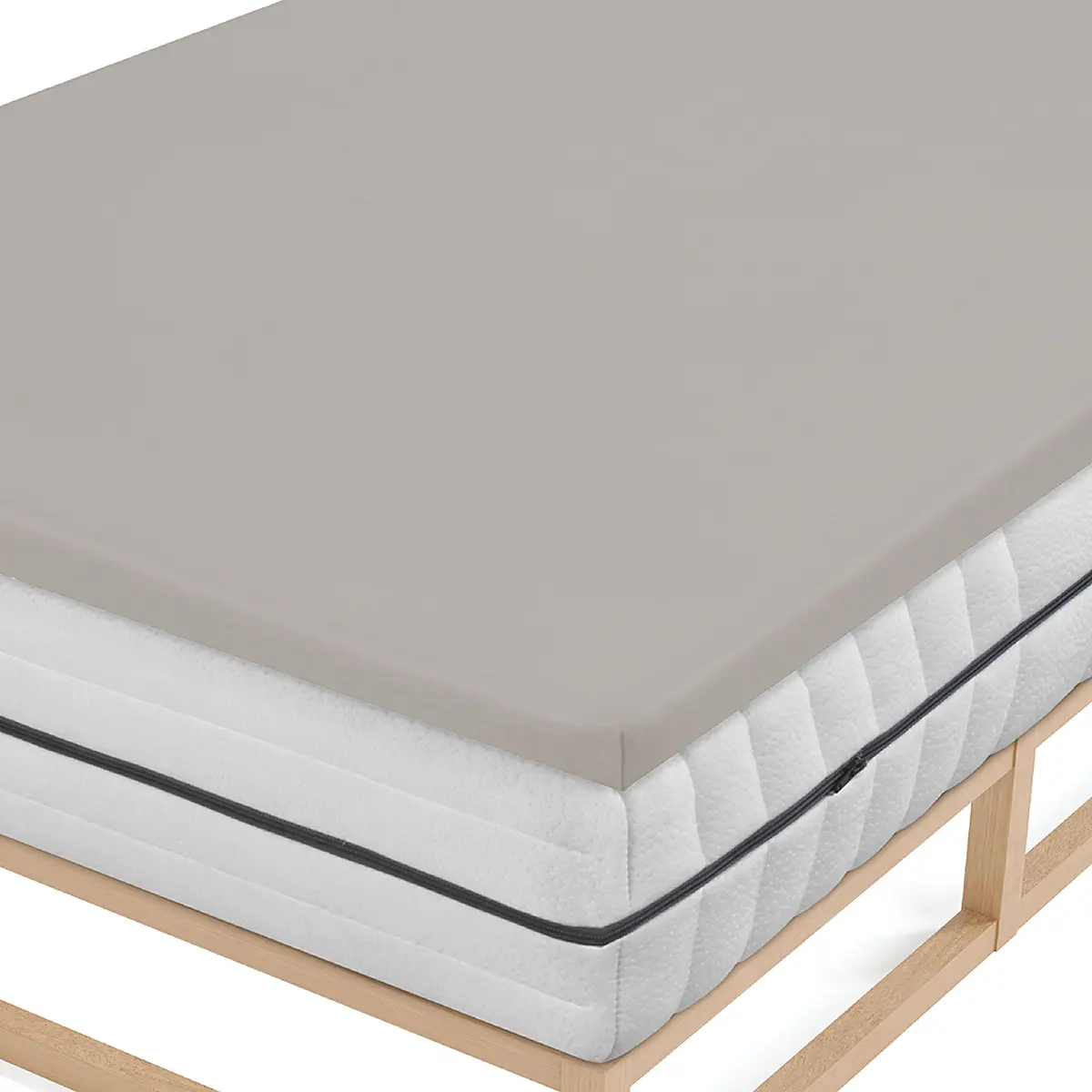 Topper-Spannbetttuch 0077641 | Grau