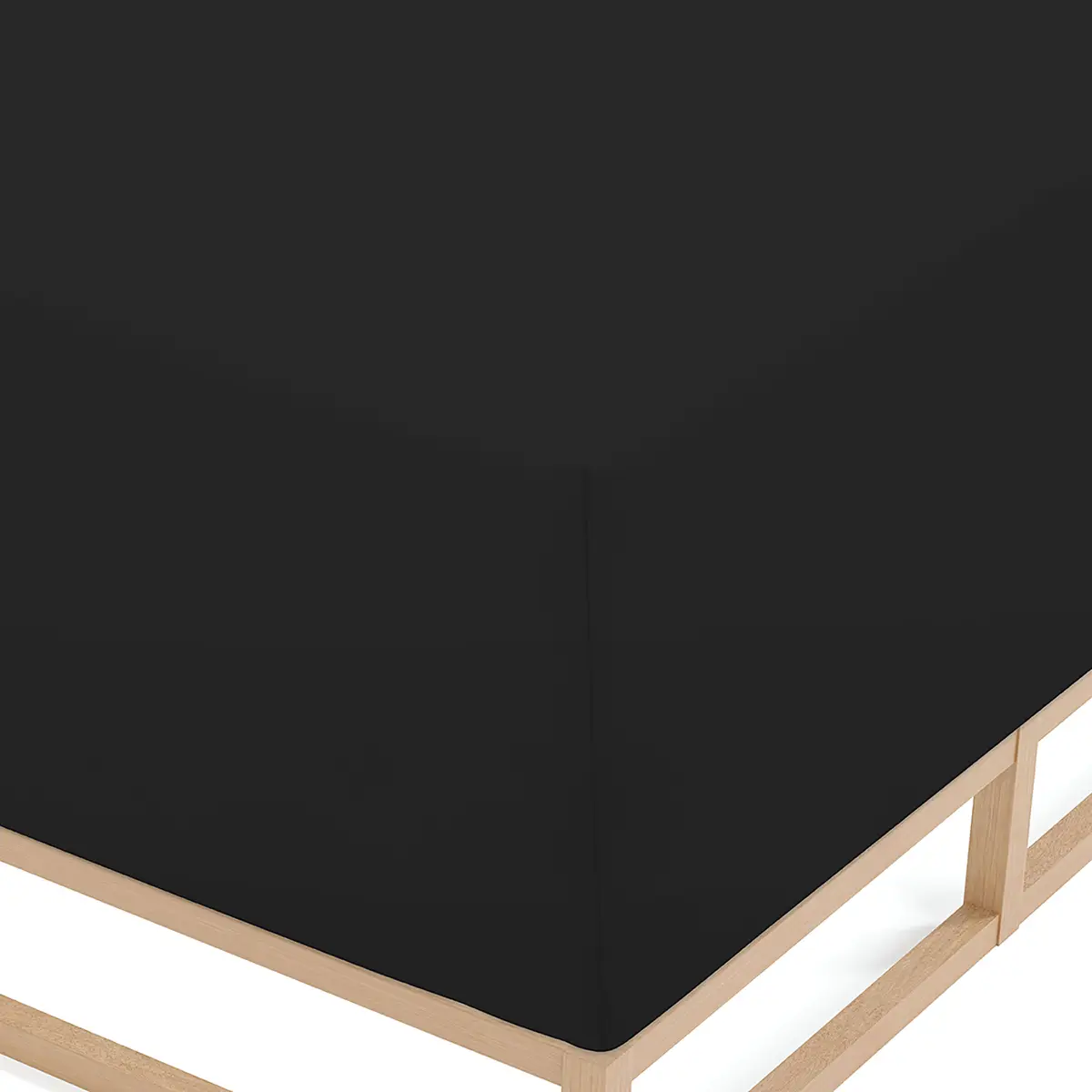 Boxspring-Spannbettuch 0077640 | Schwarz