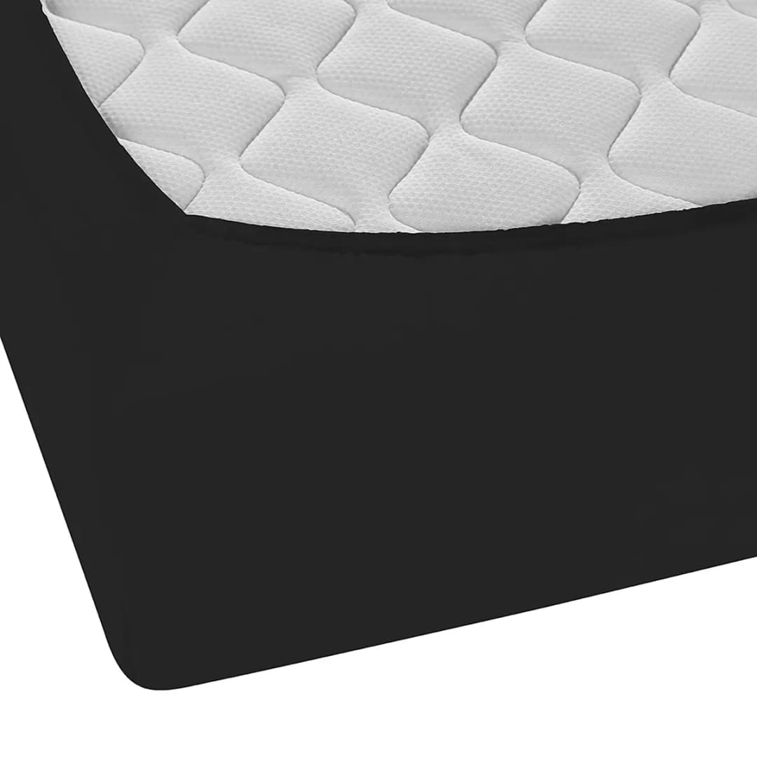 Boxspring-Spannbettuch 0077640 | Schwarz