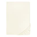 Jersey-Elastic-Spannbetttuch | Beige