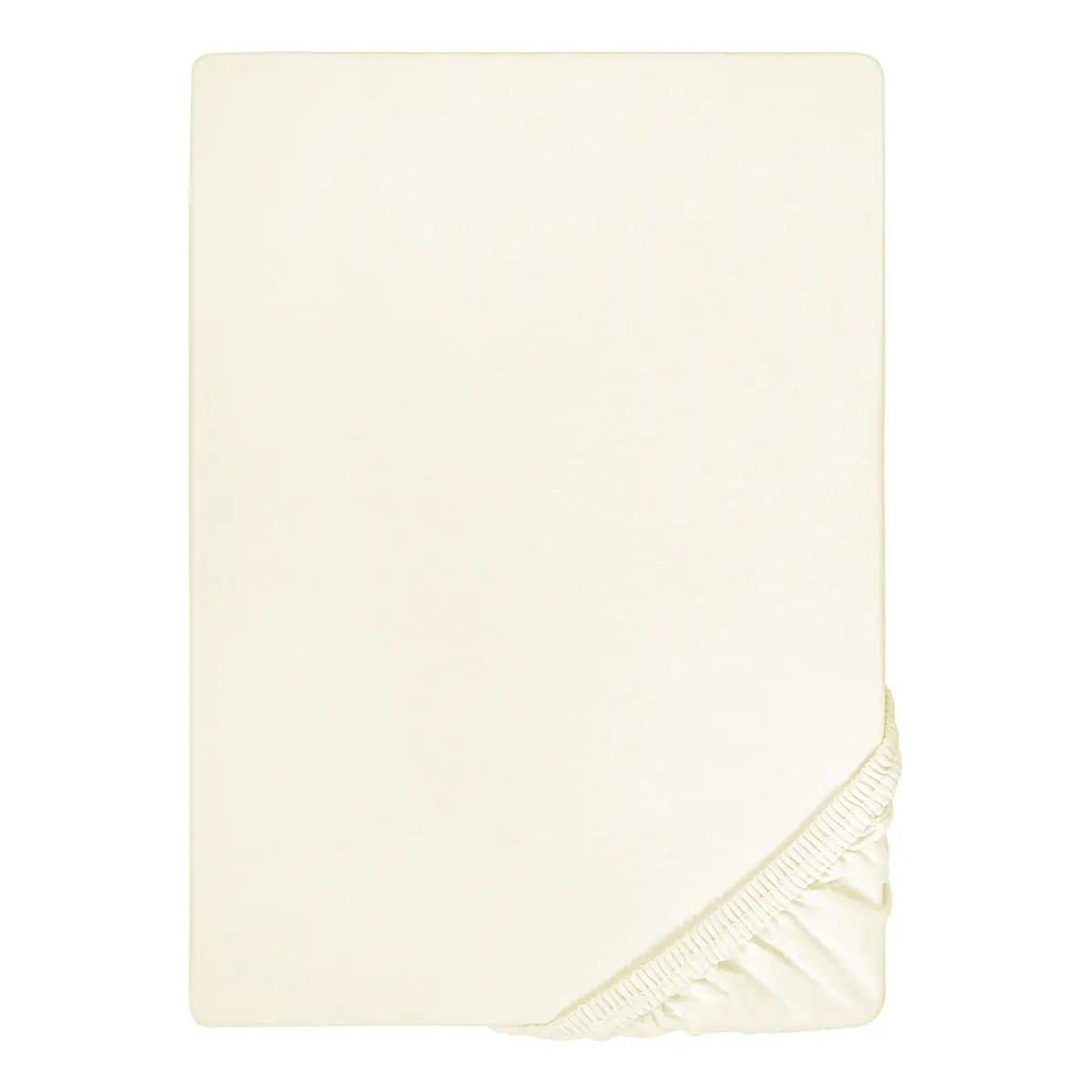 Jersey-Elastic-Spannbetttuch | Beige
