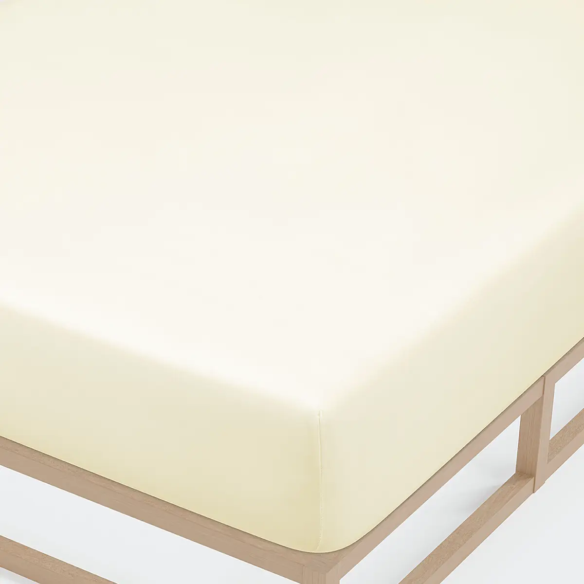 Jersey-Elastic-Spannbetttuch | Beige