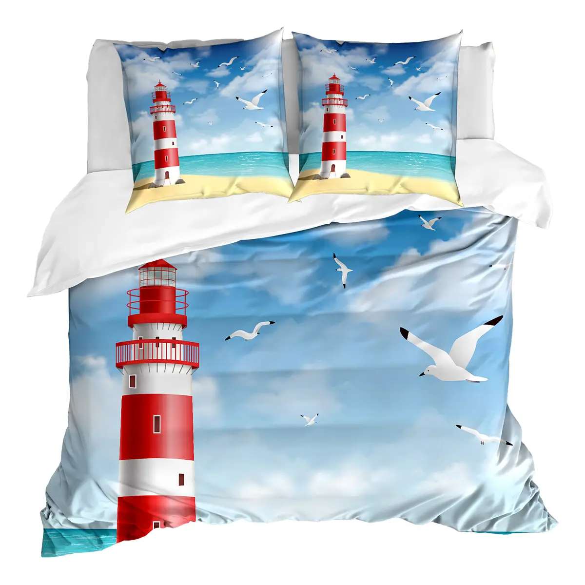 Bettwäsche Strand | Mehrfarbig