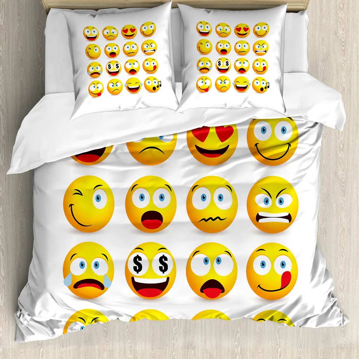 Bettwäsche Emoji | Gelb