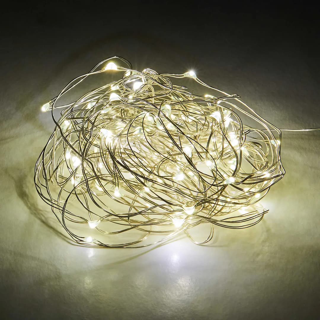 LED-Lichterkette TWINE LIGHTS | Silber