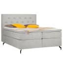 Boxspringbett Sari I 160 x 200cm Flachgewebe Oriella Grau | Grau