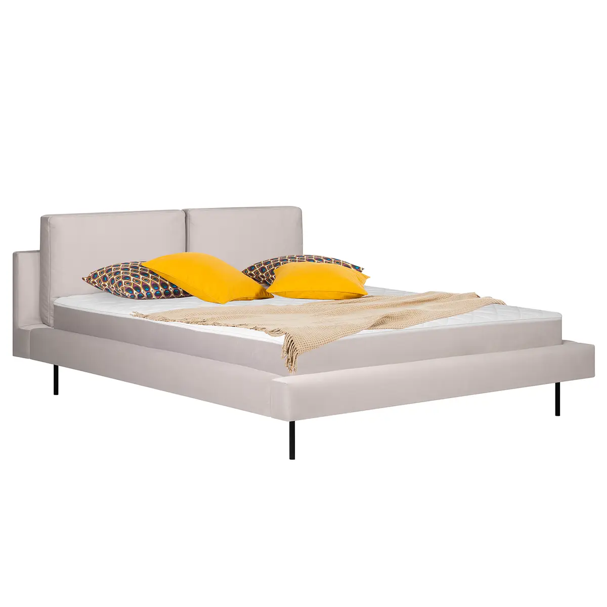Polsterbett Manu 180 x 200cm | Beige