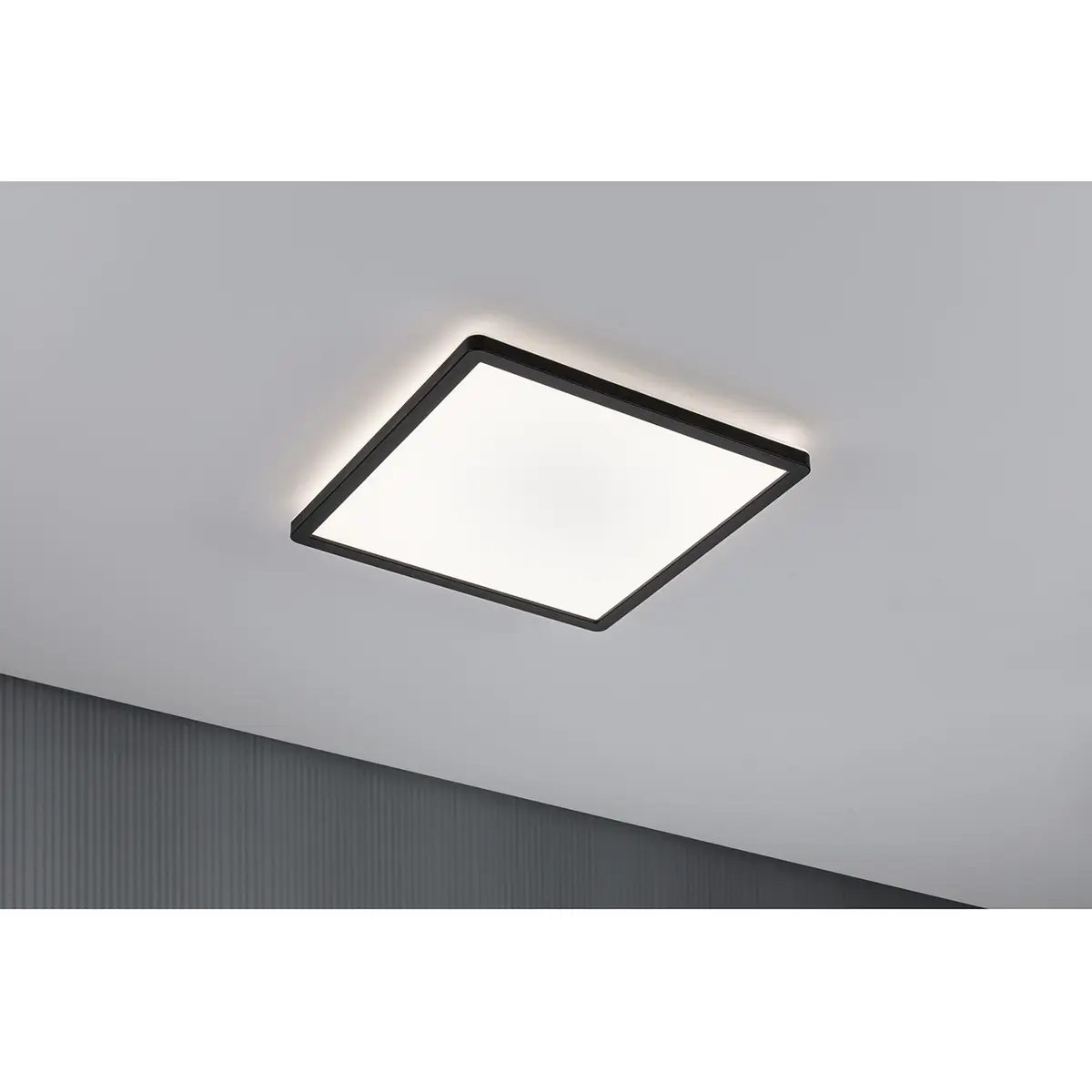 LED-Deckenleuchte Atria Shine Backlight | Schwarz